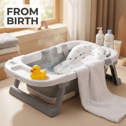 Foldable baby bathtub large - baby,
