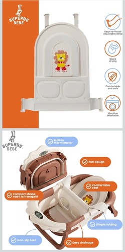 Foldable baby bathtub with - foldable,
