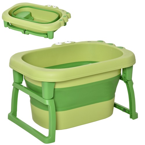 Homcom foldable baby bathtub - homcom,