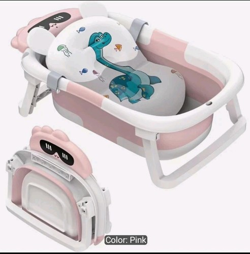 Foldable baby bath tub with - bath,