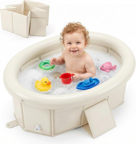 Foldable baby bathtub toddler - baby,