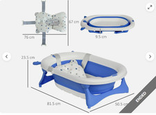 Foldable Baby Bathtub Set