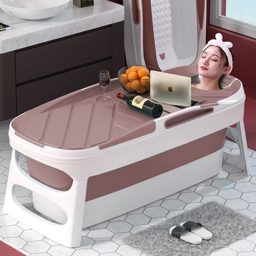 Folding bathtub portable bath - portable,