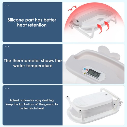 Foldable baby bath tub - baby,