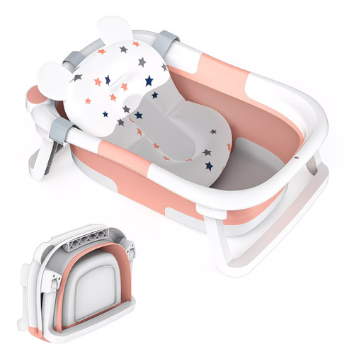 Collapsible baby bath tub with - collapsible,