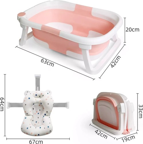 Foldable baby bath tub - baby,