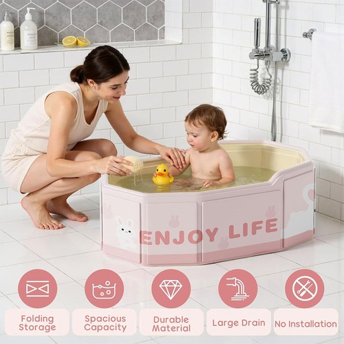 Portable foldable baby bath - baby,