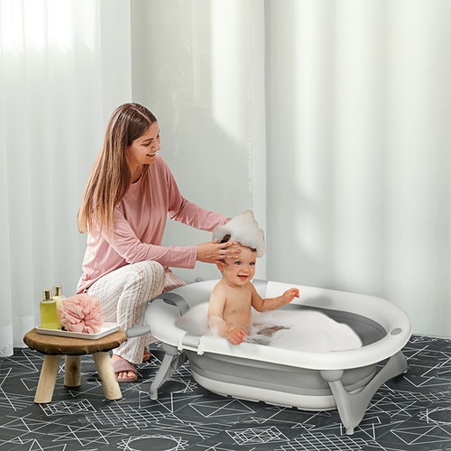 Foldable baby bathtub set - baby,
