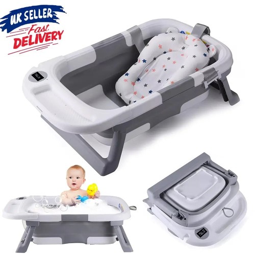 Foldable baby bath tub with - bath,