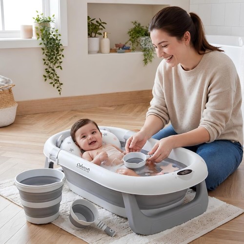 Baby bath tub foldable - bath,
