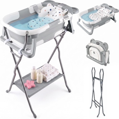 Foldable baby bath tub - bath,
