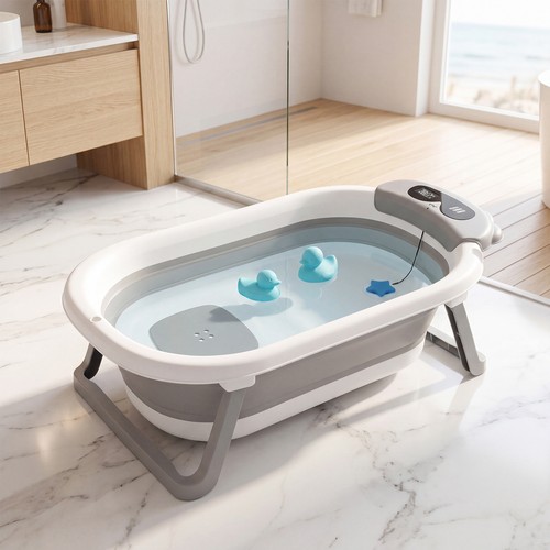 Foldable baby bath tub - foldable,