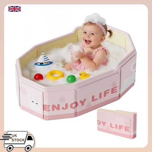 Foldable pink rabbit baby - pink,