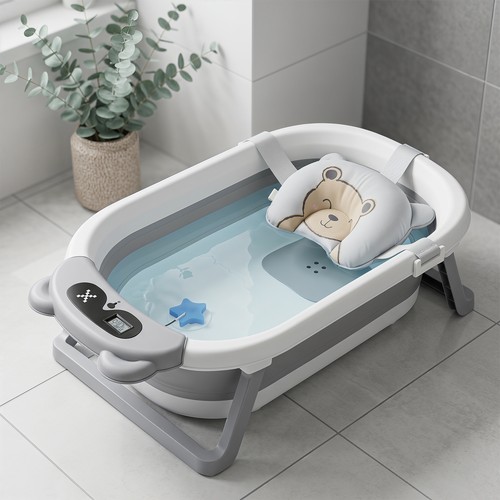 Foldable baby bath tub - foldable,