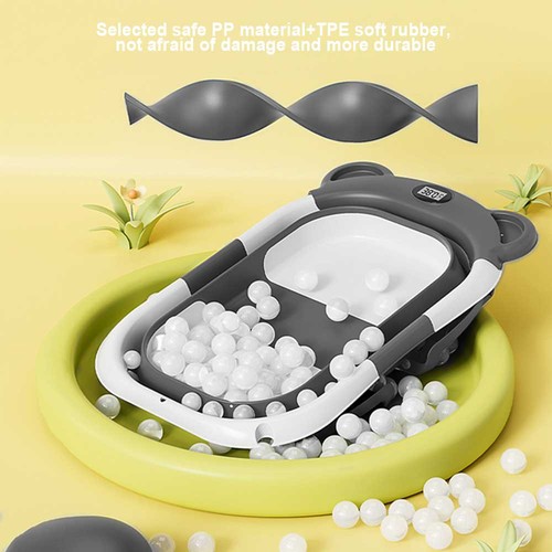 Foldable baby bath tub with - bath,
