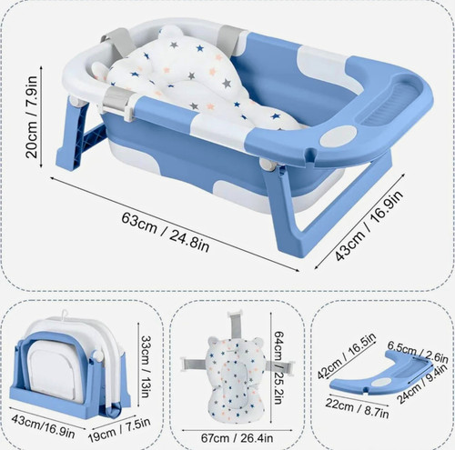 Foldable baby bath tub - foldable,