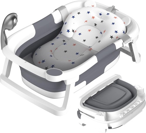 Foldable baby bath tub - baby,