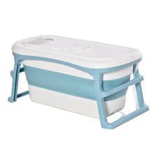 HOMCOM Foldable Bathtub Kids