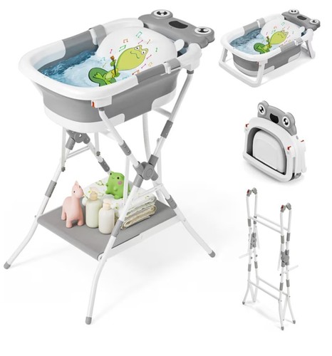 Foldable baby bath with - baby,